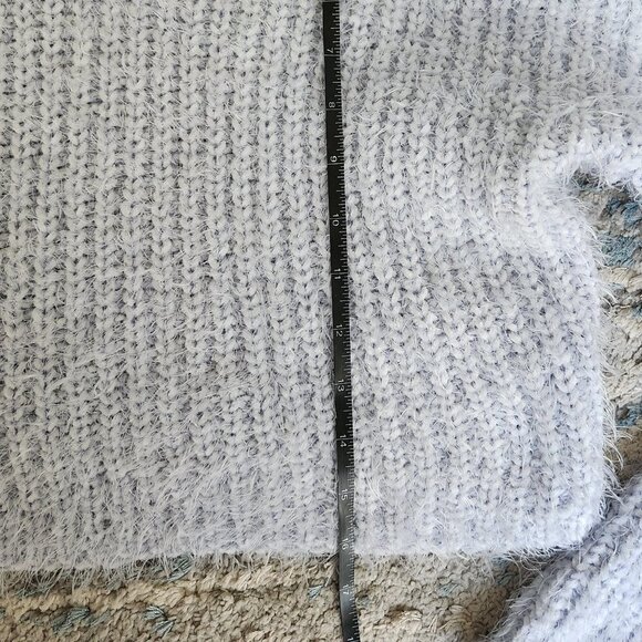 LA Hearts Sweater Women Small Blue Turtleneck Long Sleeve Chunky Knit - Picture 10 of 15